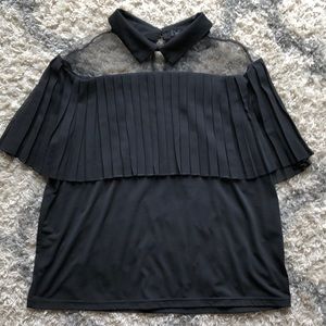 For Cynthia women’s professional top (Black; Size XL)